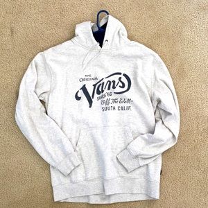 Vans hoodie sweatshirt - oatmeal color XL